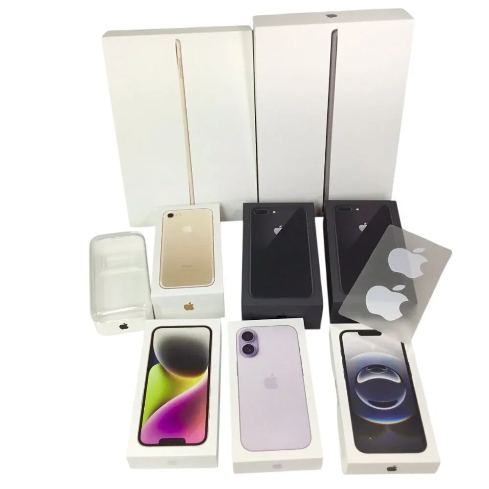 Apple Products Empty Phone Boxes Lot of 9 Iphone Ipad No Phones Boxes only